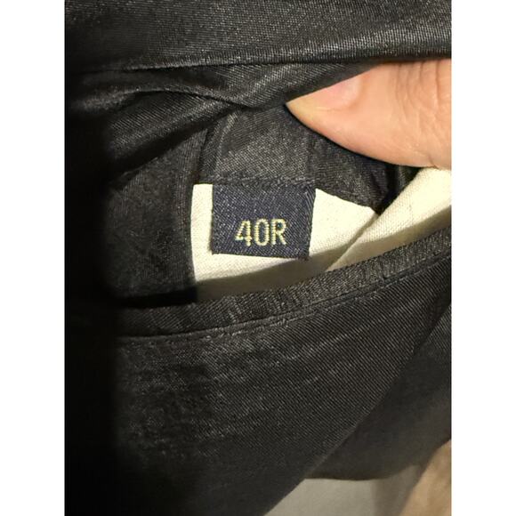 Vtg J. RIGGINGS Brown Blazer Sport Coat Jacket Men's 40R PolyWool Blend 6 button - Picture 12 of 12